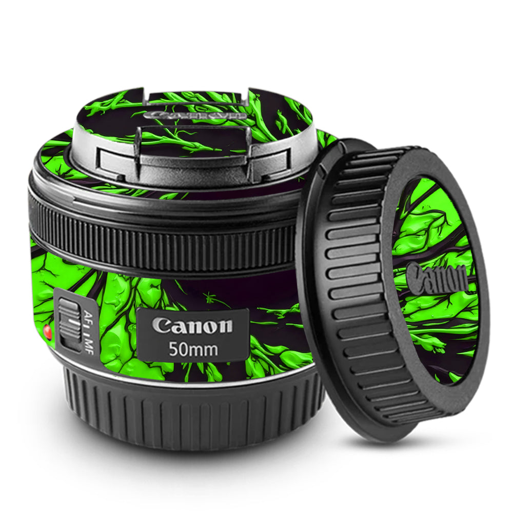 Venom Green Canon EF 50mm f/1.8 STM Camera Lens Skin