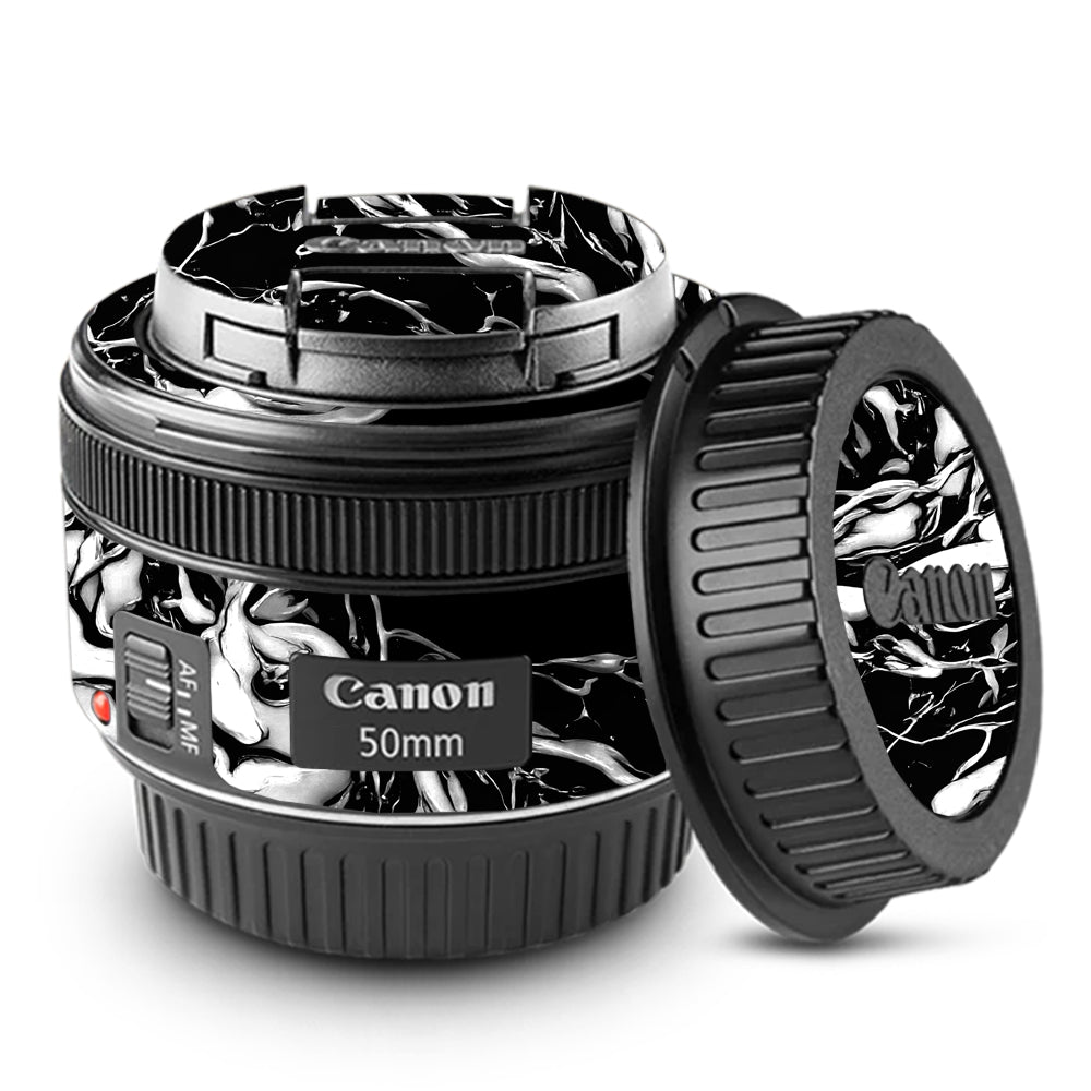 Venom Black Canon EF 50mm f/1.8 STM Camera Lens Skin