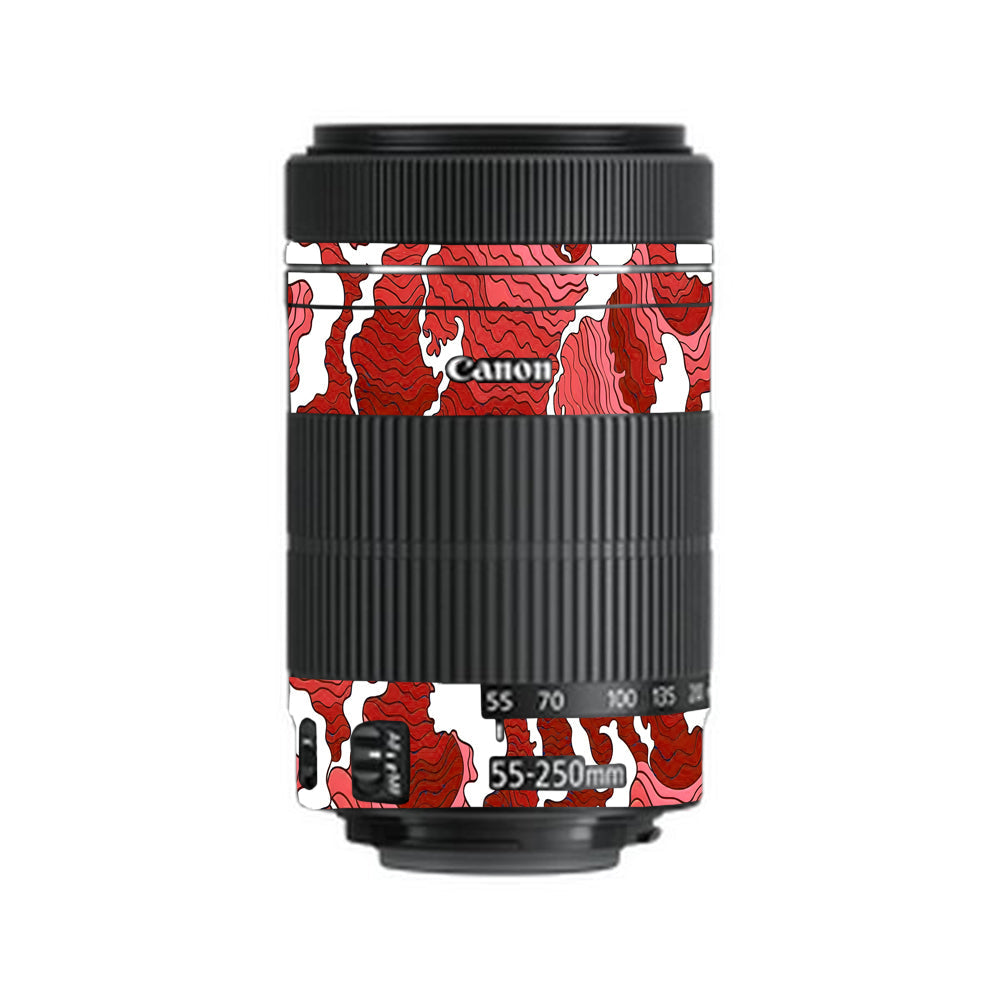 Cherry Waves Canon EF-S 55–250mm f/4–5.6 IS STM Camera Lens Skin