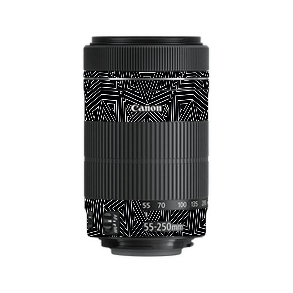 Geometric Pattern Canon EF-S 55–250mm f/4–5.6 IS STM Camera Lens Skin