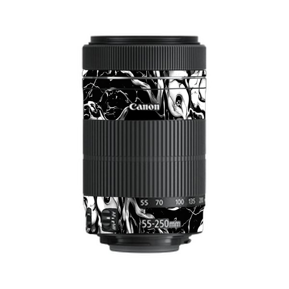 Venom Black Canon EF-S 55–250mm f/4–5.6 IS STM Camera Lens Skin