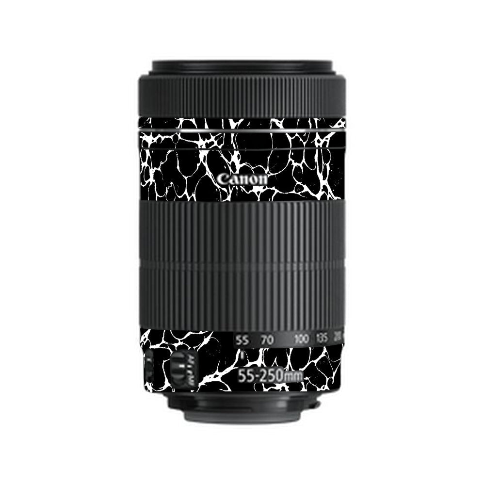White Web Canon EF-S 55–250mm f/4–5.6 IS STM Camera Lens Skin