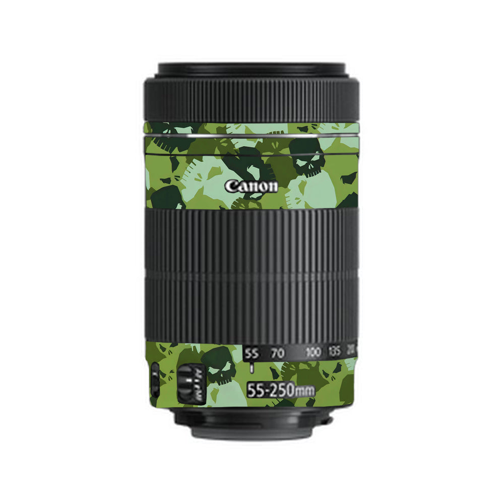 Tropic Camo Canon EF-S 55–250mm f/4–5.6 IS STM Camera Lens Skin