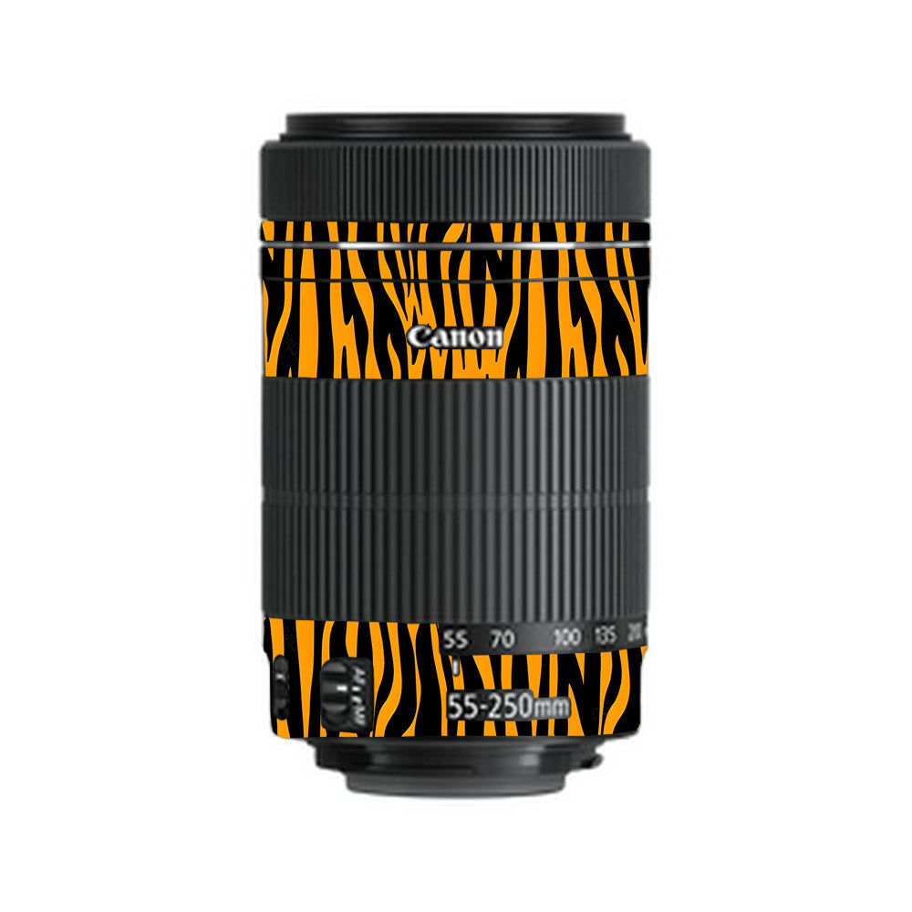 Savanna Tiger Stripes Canon EF-S 55–250mm f/4–5.6 IS STM Camera Lens Skin
