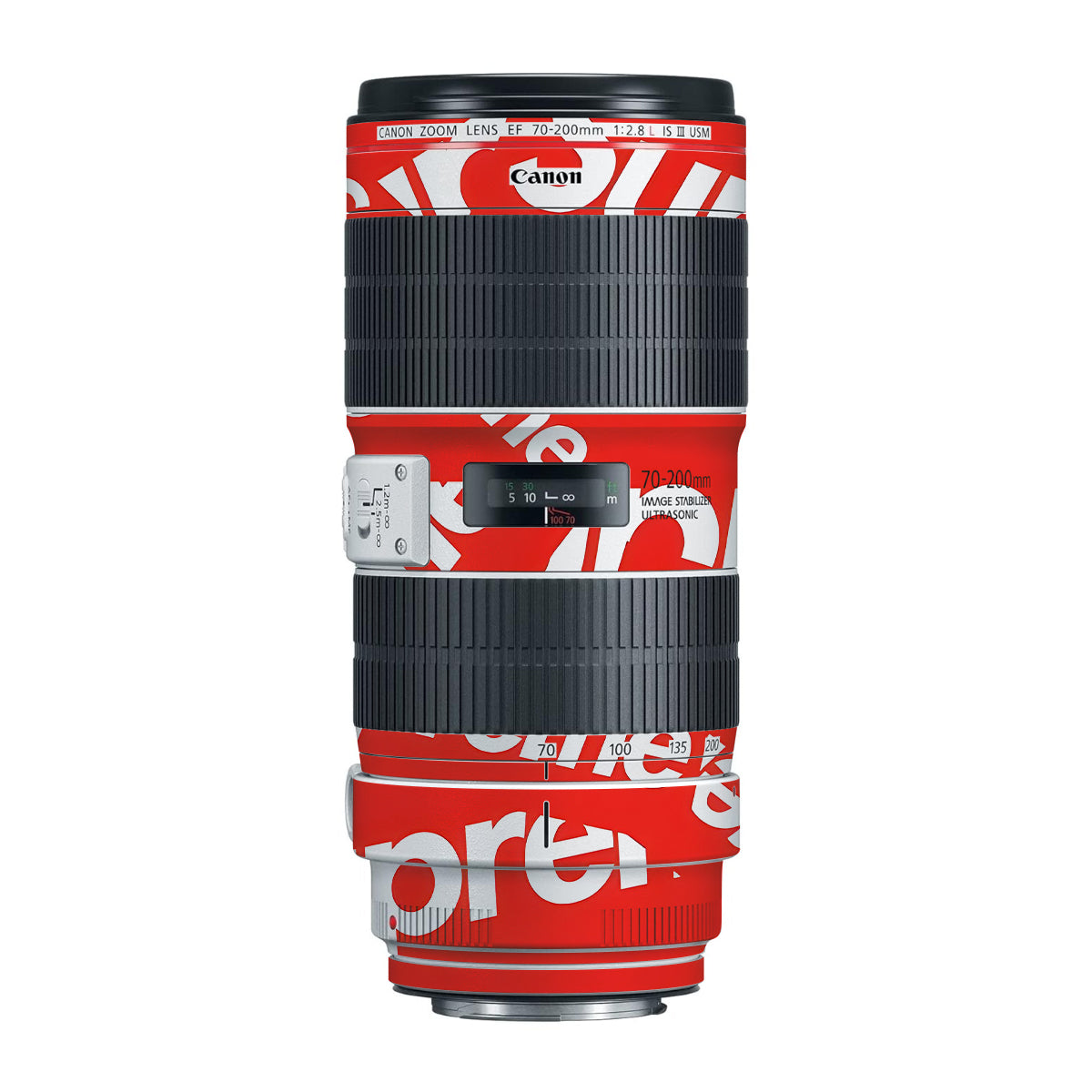 Supreme Red Canon EF 70-200mm F/2.8L IS III USM Camera Lens Skin
