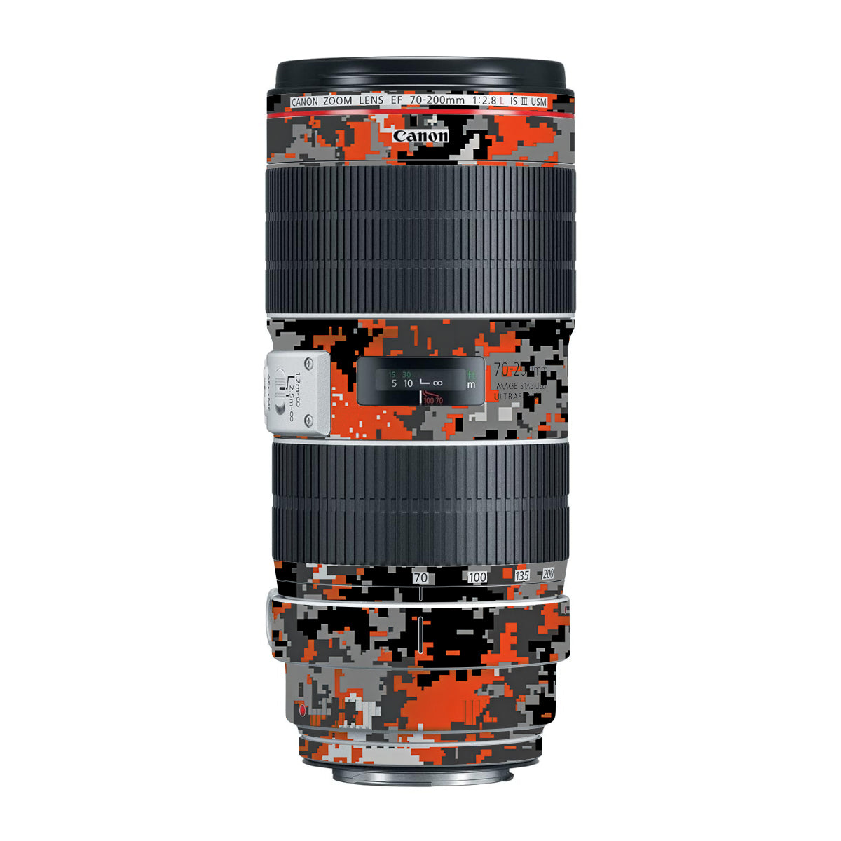 Inferno Pixel Canon EF 70-200mm F/2.8L IS III USM Camera Lens Skin