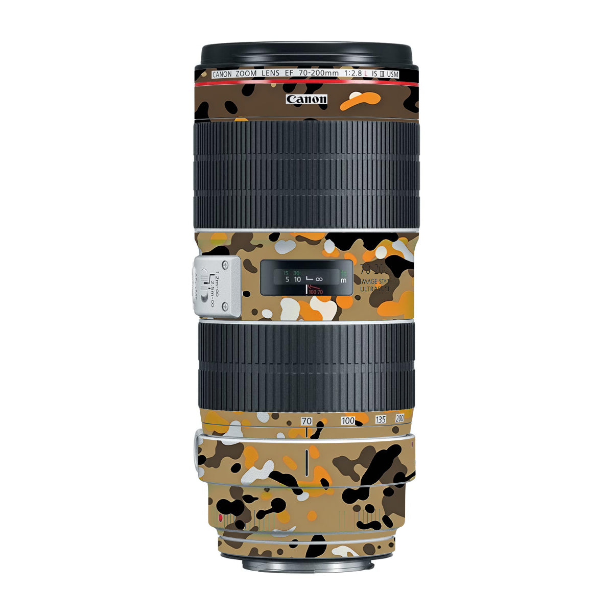Orange Brown Spot Canon EF 70-200mm F/2.8L IS III USM Camera Lens Skin