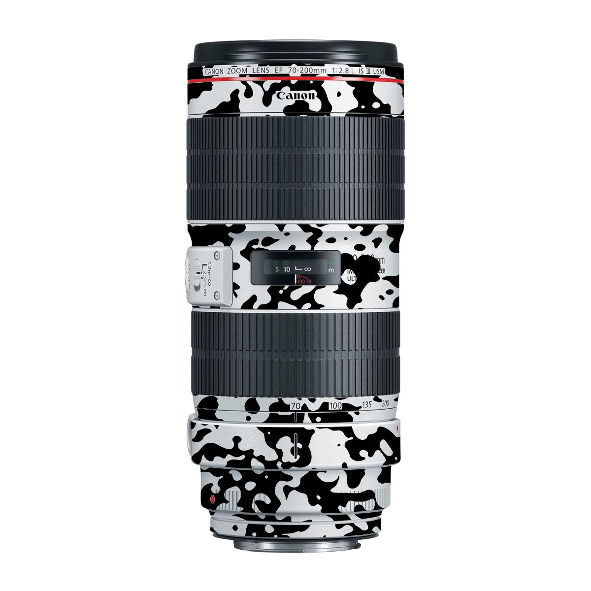 Snow Camo Canon EF 70-200mm F/2.8L IS III USM Camera Lens Skin