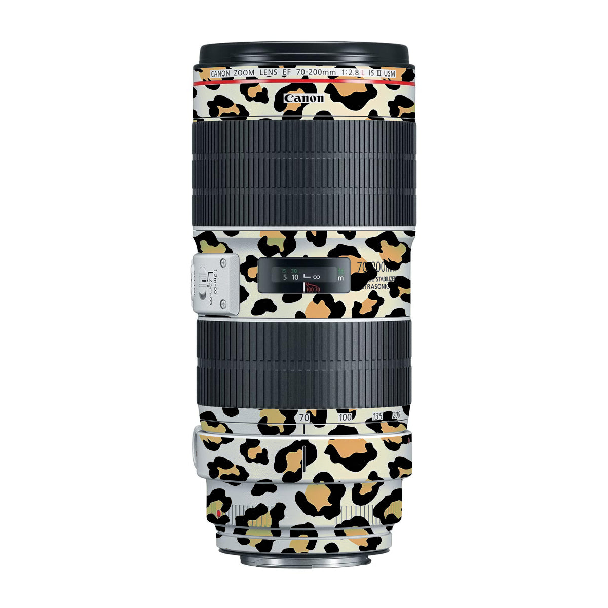 Sandy Leopard Spots Canon EF 70-200mm F/2.8L IS III USM Camera Lens Skin
