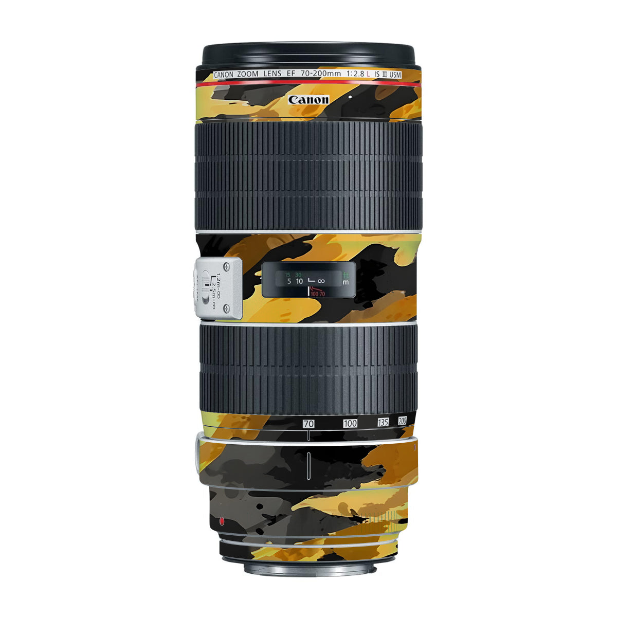 Camo Tiger Blend Canon EF 70-200mm F/2.8L IS III USM Camera Lens Skin