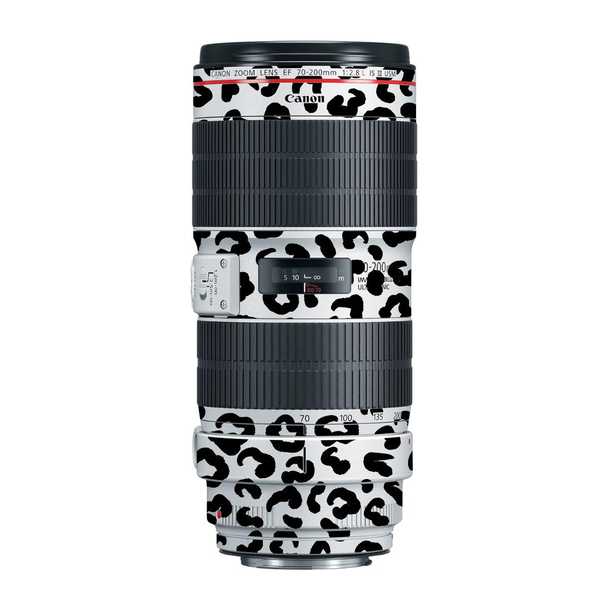 White Leopard Canon EF 70-200mm F/2.8L IS III USM Camera Lens Skin