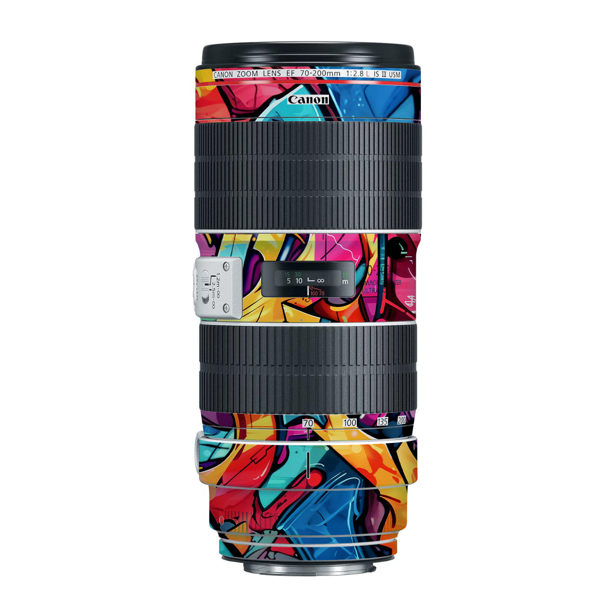 Urban Graffiti Explosion Canon EF 70-200mm F/2.8L IS III USM Camera Lens Skin