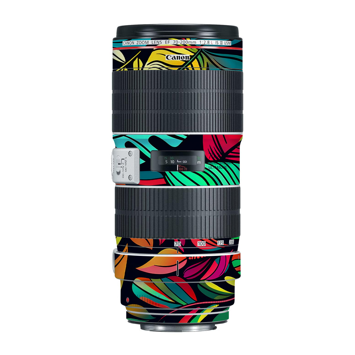 Tropical Jungle Leaves Canon EF 70-200mm F/2.8L IS III USM Camera Lens Skin