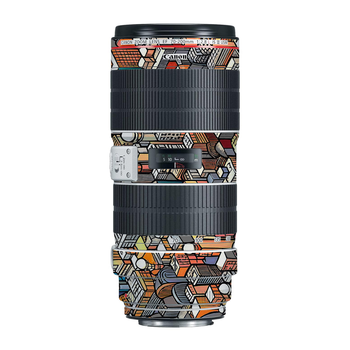 Isometric Cityscape Canon EF 70-200mm F/2.8L IS III USM Camera Lens Skin