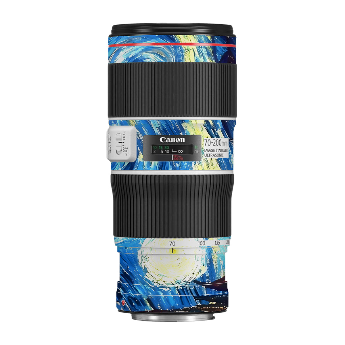 Starry Night Art Canon EF 70-200 F/4L IS II USM Camera Lens Skin