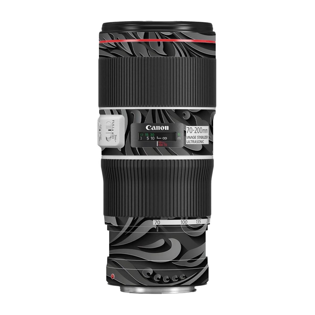 Shadow Swirl Canon EF 70-200 F/4L IS II USM Camera Lens Skin