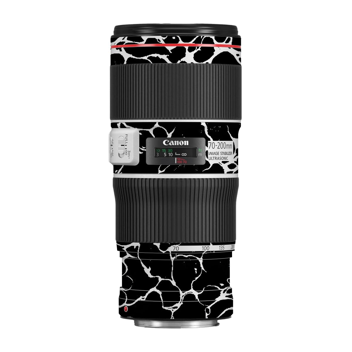 White Web Canon EF 70-200 F/4L IS II USM Camera Lens Skin
