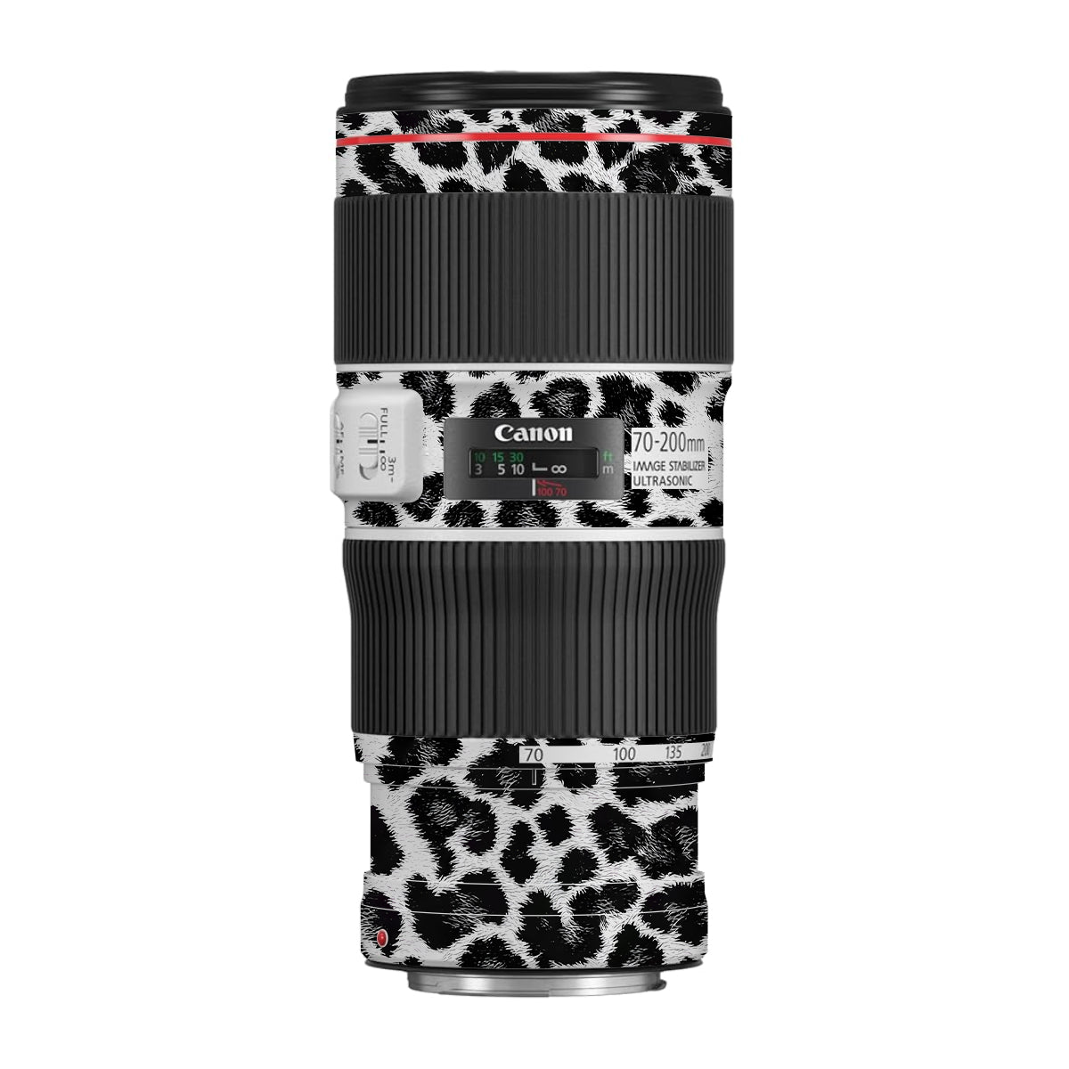 Snow Leopard Spots Canon EF 70-200 F/4L IS II USM Camera Lens Skin