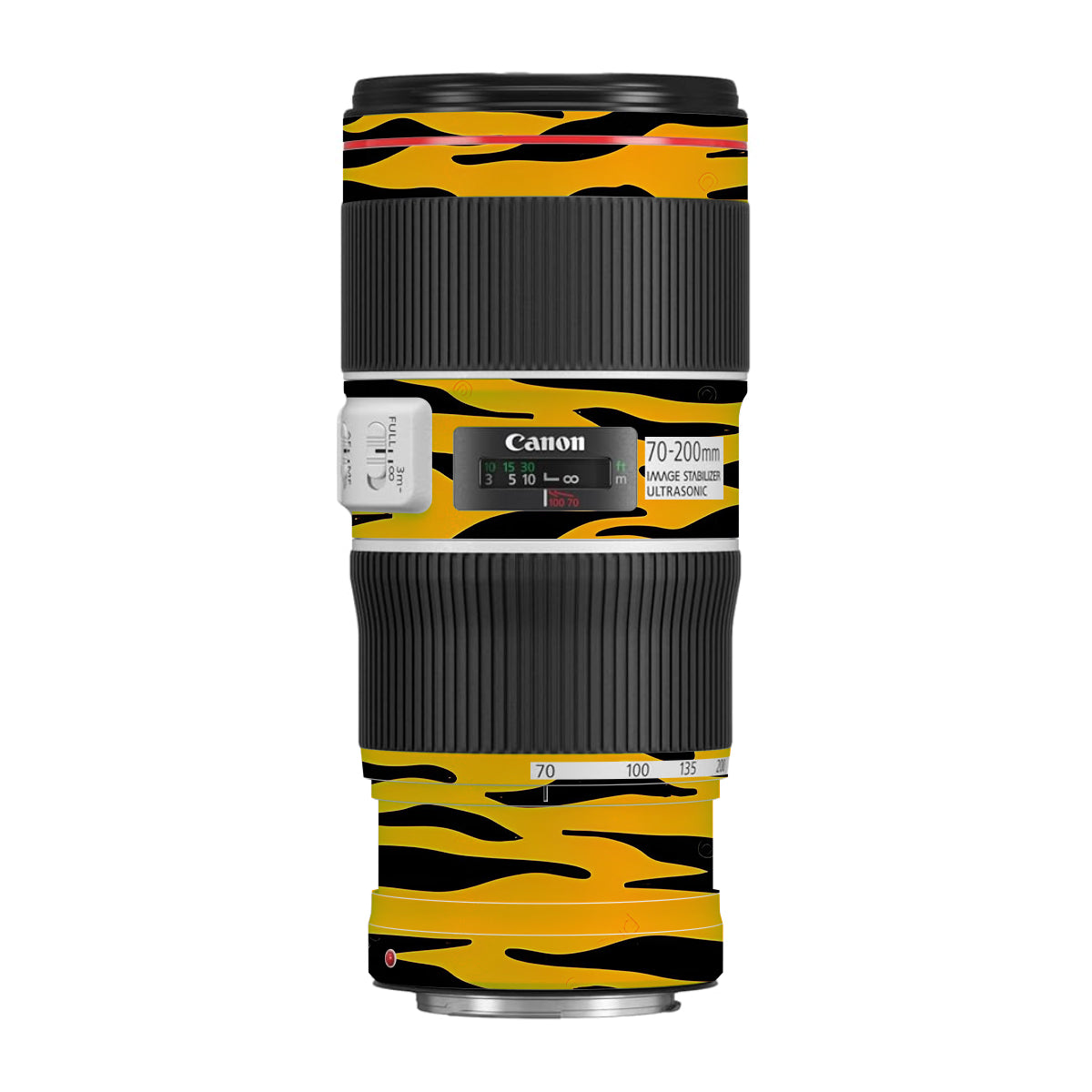 Savanna Tiger Stripes Canon EF 70-200 F/4L IS II USM Camera Lens Skin