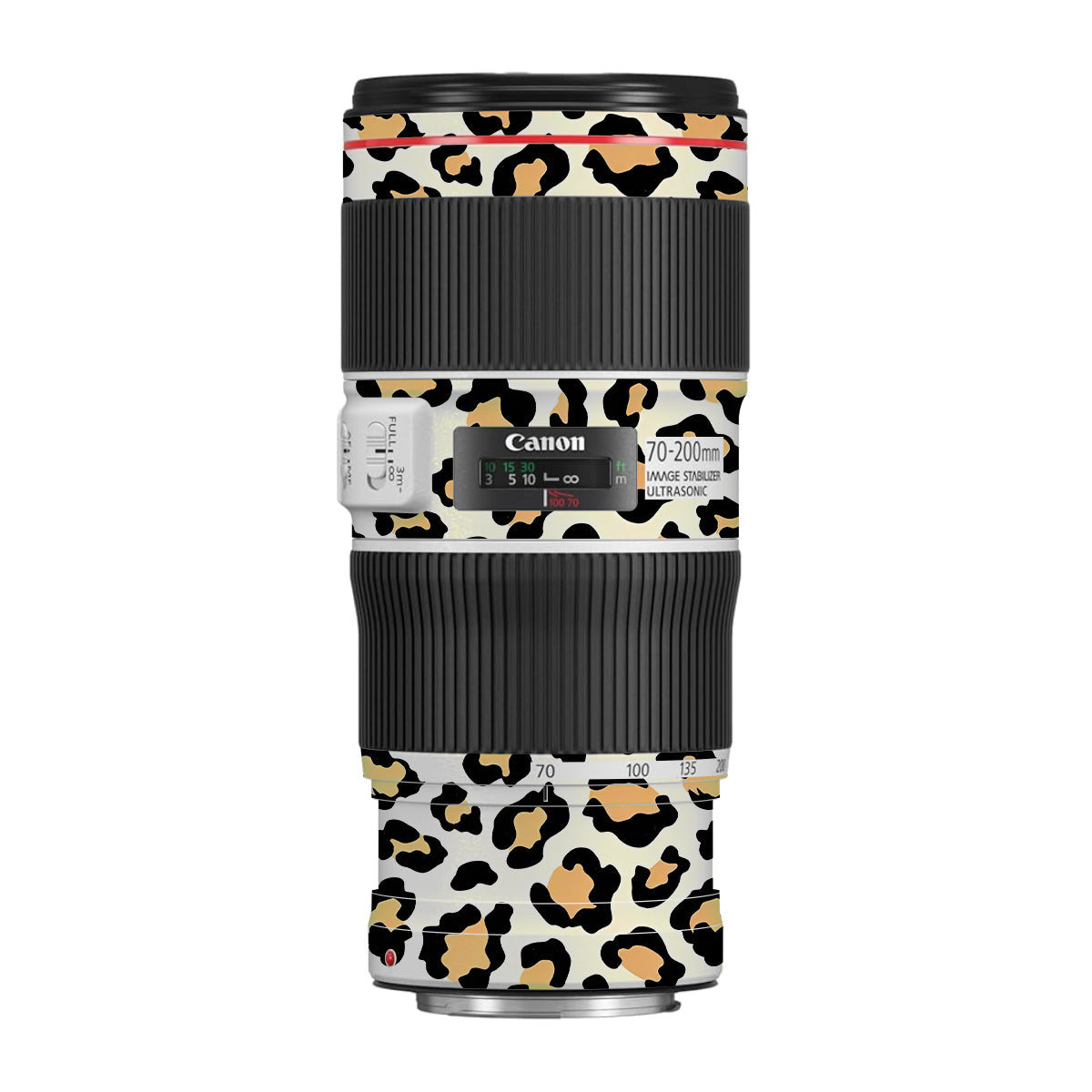 Sandy Leopard Spots Canon EF 70-200 F/4L IS II USM Camera Lens Skin