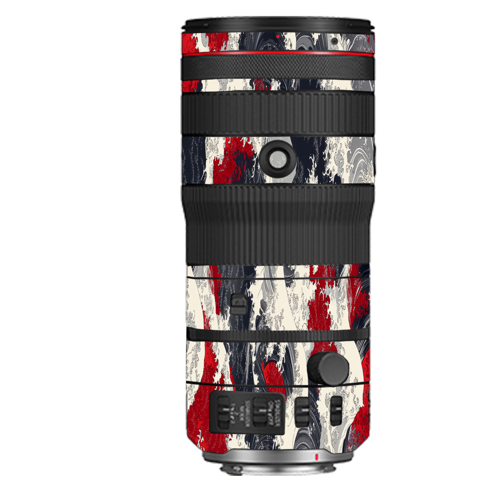 Abstract Waves Canon RF 70–200mm f/2.8 L IS USM Camera Lens Skin