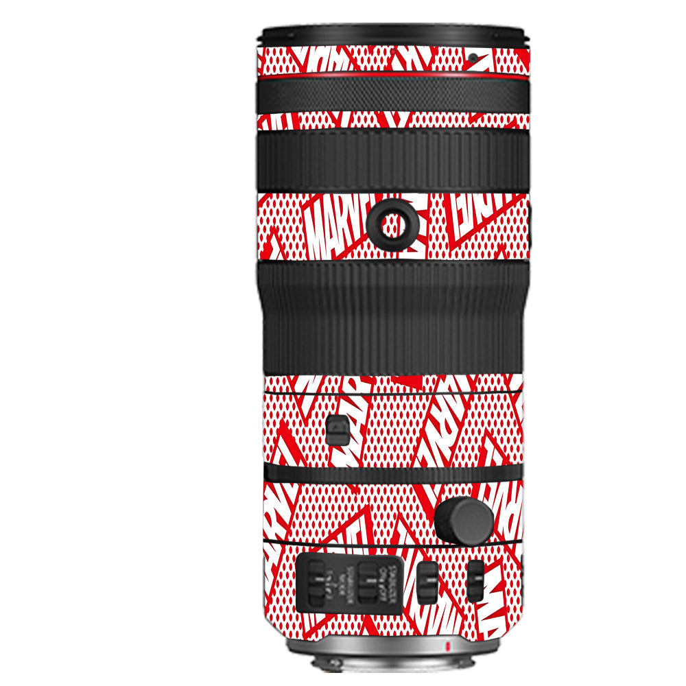 Marvel Comics Canon RF 70–200mm f/2.8 L IS USM Camera Lens Skin