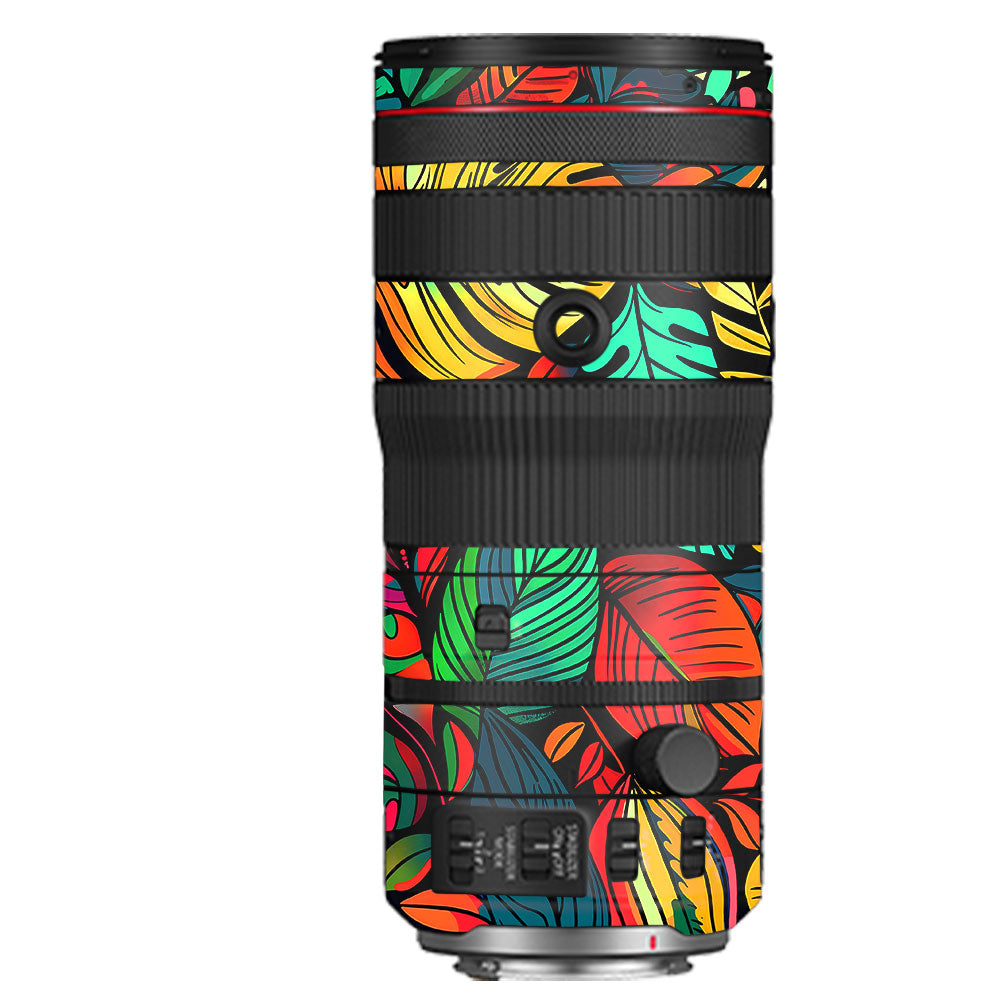 Tropical Jungle Leaves Canon RF 70–200mm f/2.8 L IS USM Camera Lens Skin
