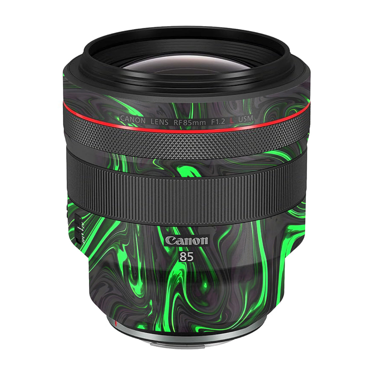 Green Liquid Pattern Canon RF 85mm F/1.2L USM Camera Lens Skin