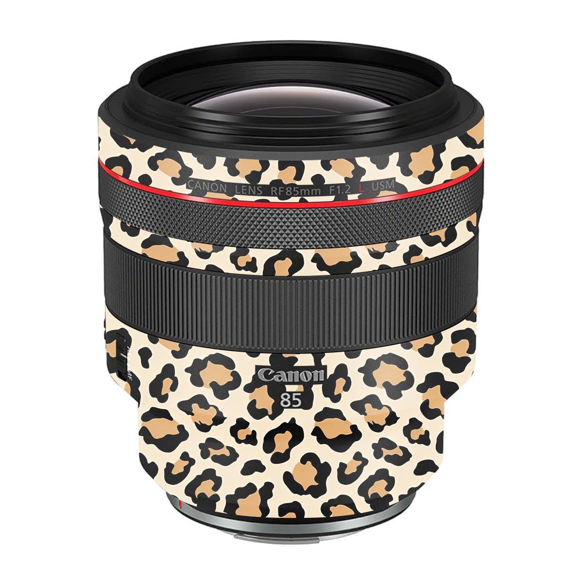 Sandy Leopard Spots Canon RF 85mm F/1.2L USM Camera Lens Skin