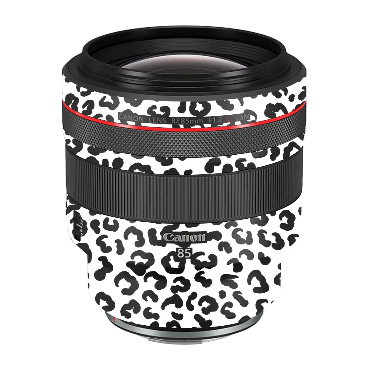 White Leopard Canon RF 85mm F/1.2L USM Camera Lens Skin