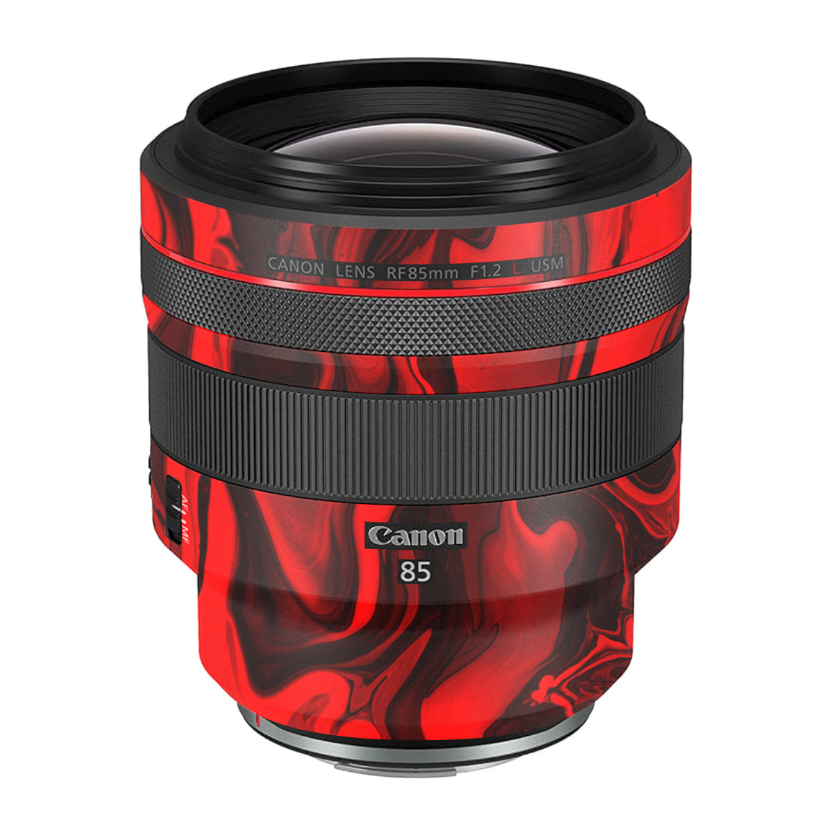 Red Lava Flow Canon RF 85mm F/1.2L USM Camera Lens Skin