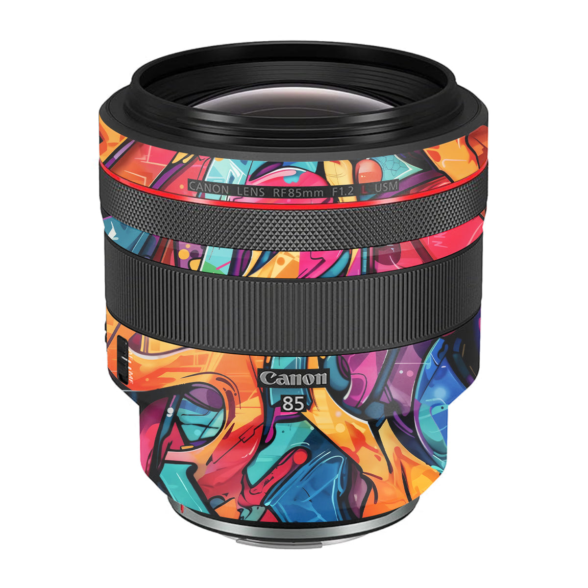 Urban Graffiti Explosion Canon RF 85mm F/1.2L USM Camera Lens Skin