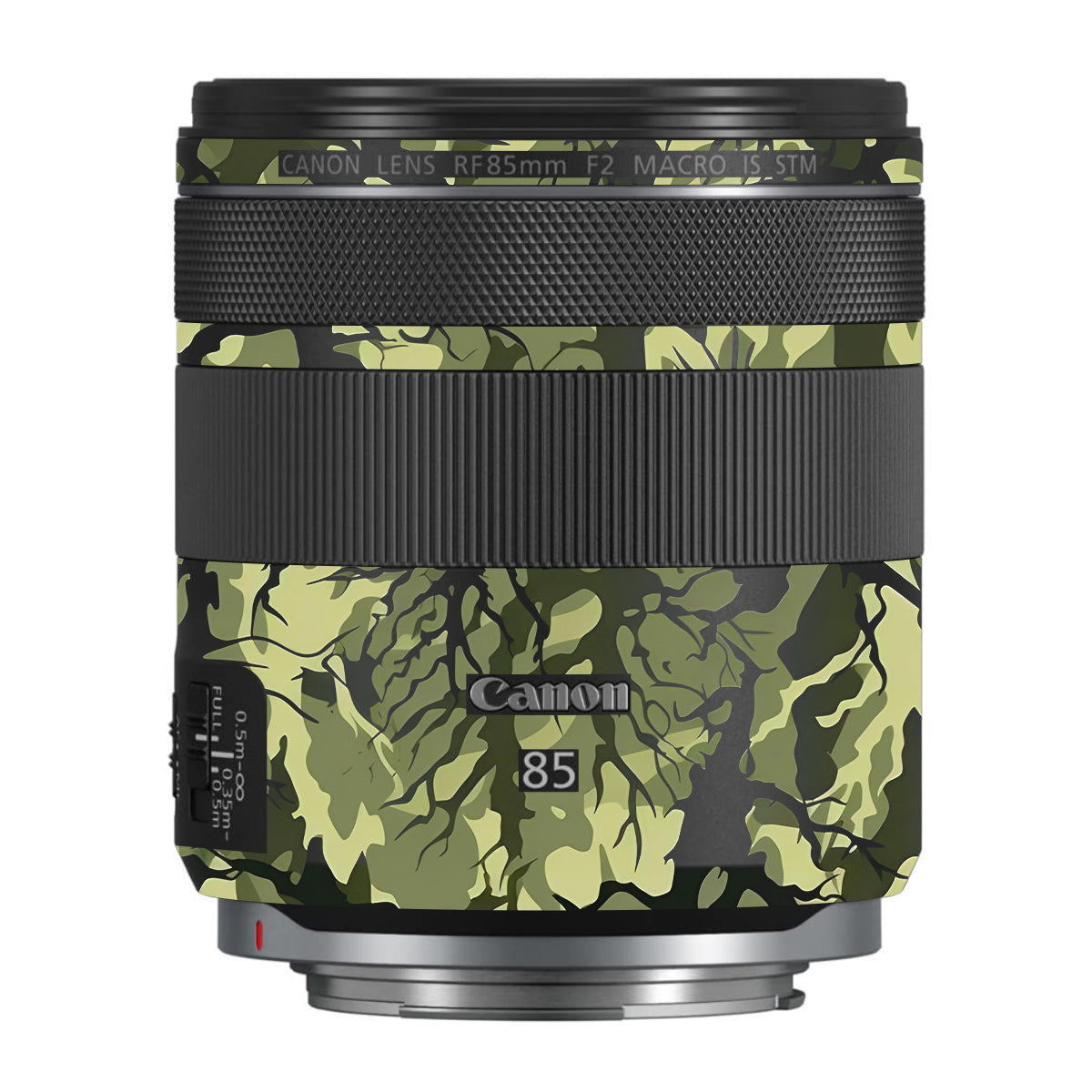 Green Tangled Vines Canon RF 85mm F/2 Macro IS STM Camera Lens Skin