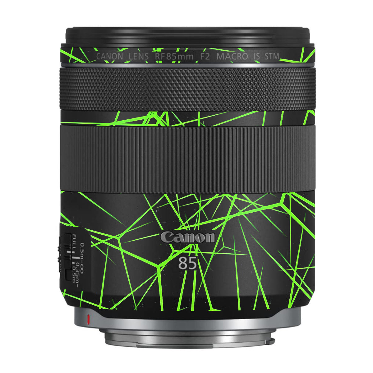Neon Grid Canon RF 85mm F/2 Macro IS STM Camera Lens Skin