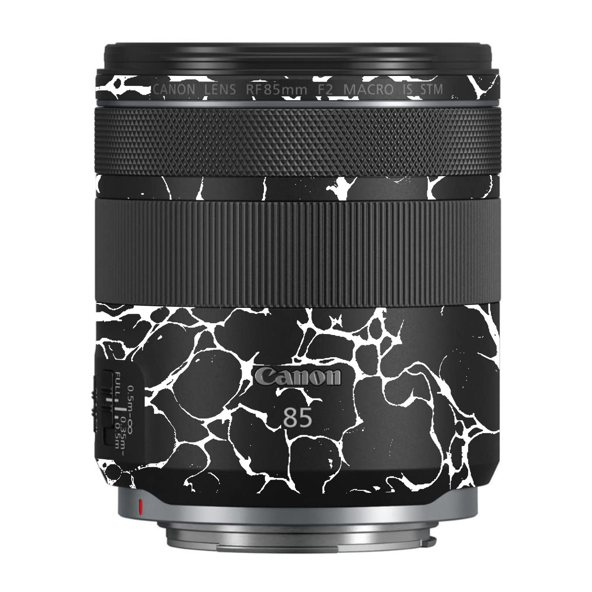 White Web Canon RF 85mm F/2 Macro IS STM Camera Lens Skin
