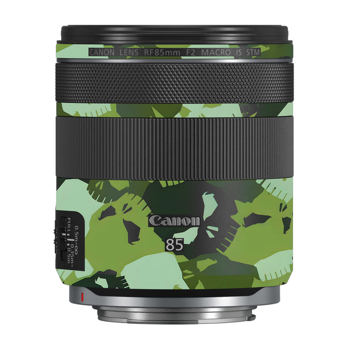 Tropic Camo Canon RF 85mm F/2 Macro IS STM Camera Lens Skin