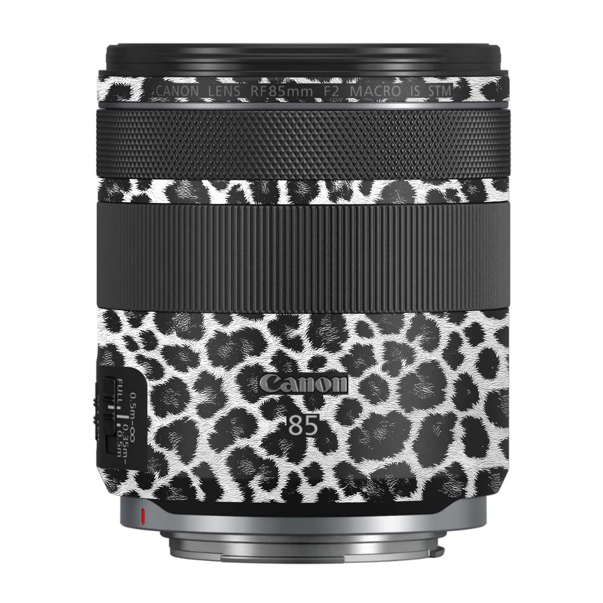 Snow Leopard Spots Canon RF 85mm F/2 Macro IS STM Camera Lens Skin