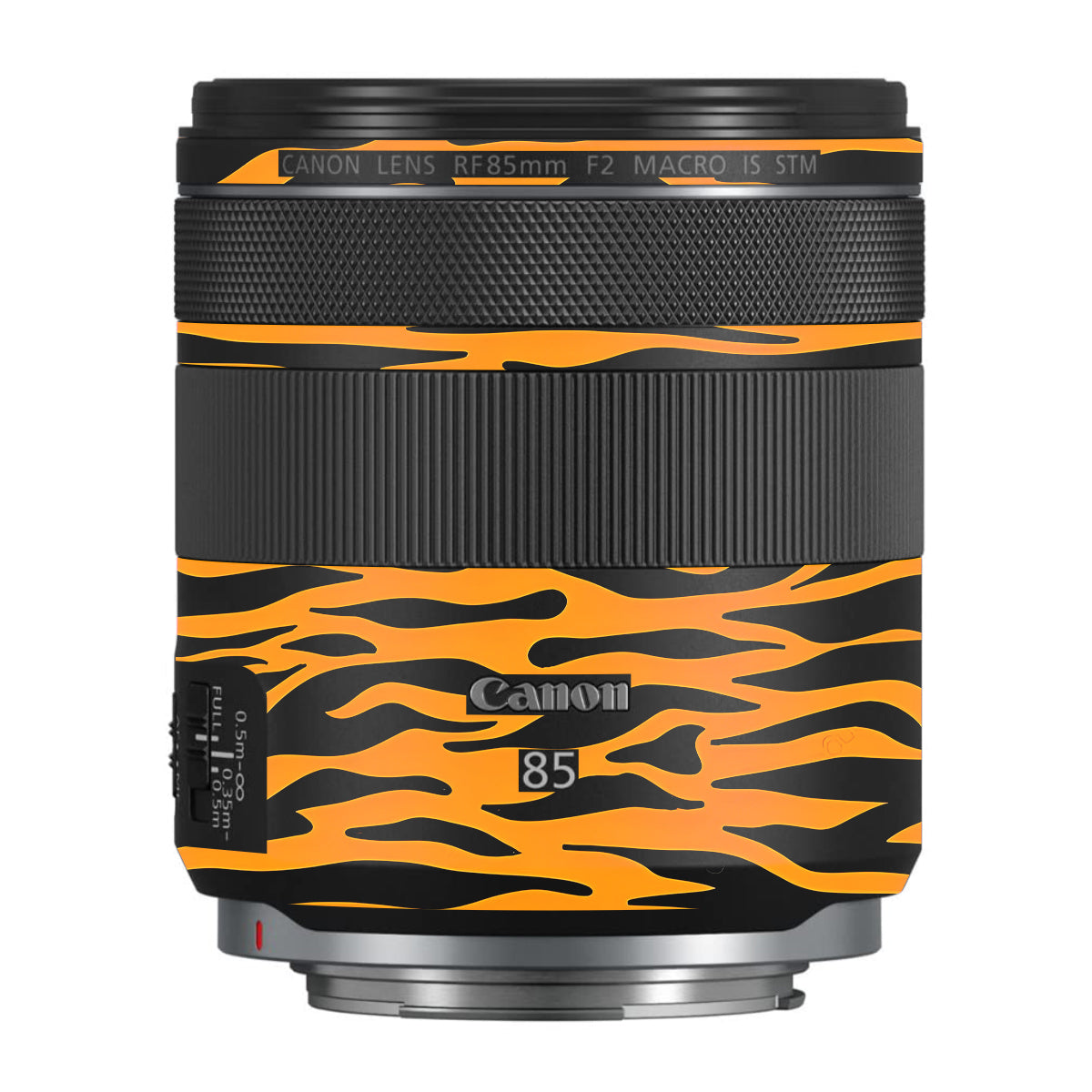 Savanna Tiger Stripes Canon RF 85mm F/2 Macro IS STM Camera Lens Skin