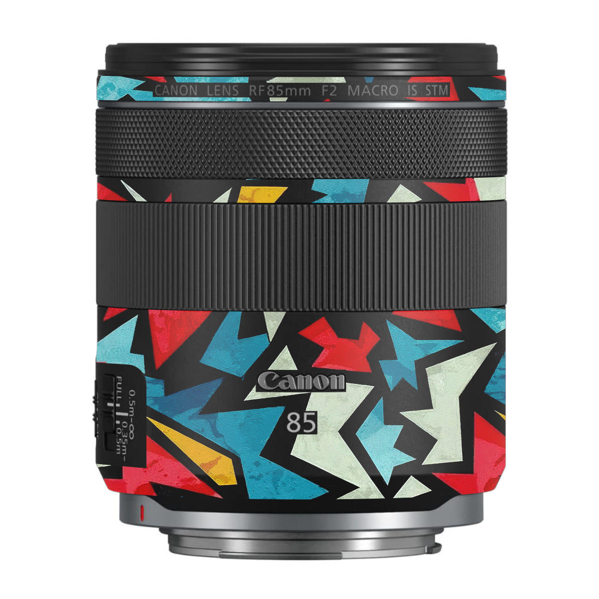 Pop Art Lightning Canon RF 85mm F/2 Macro IS STM Camera Lens Skin