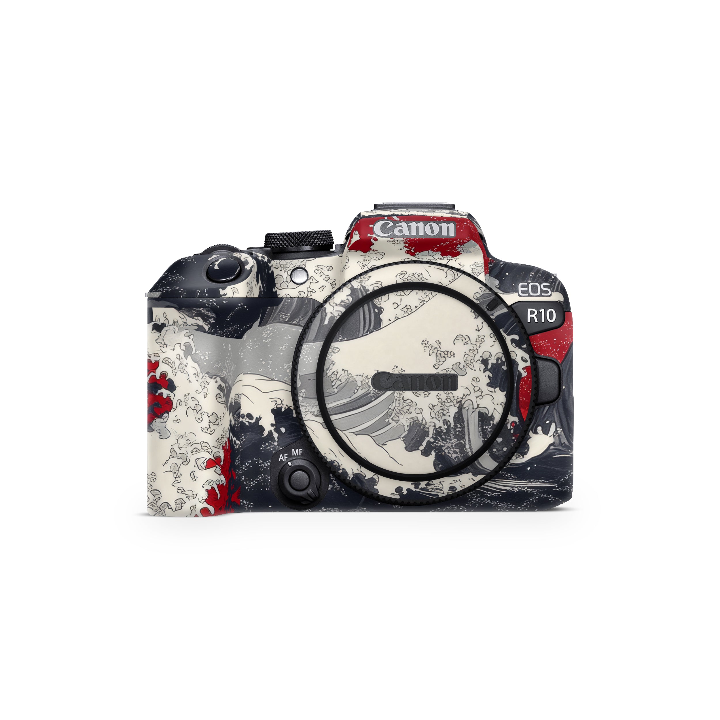 Abstract Waves Canon EOS R10 Camera Skin