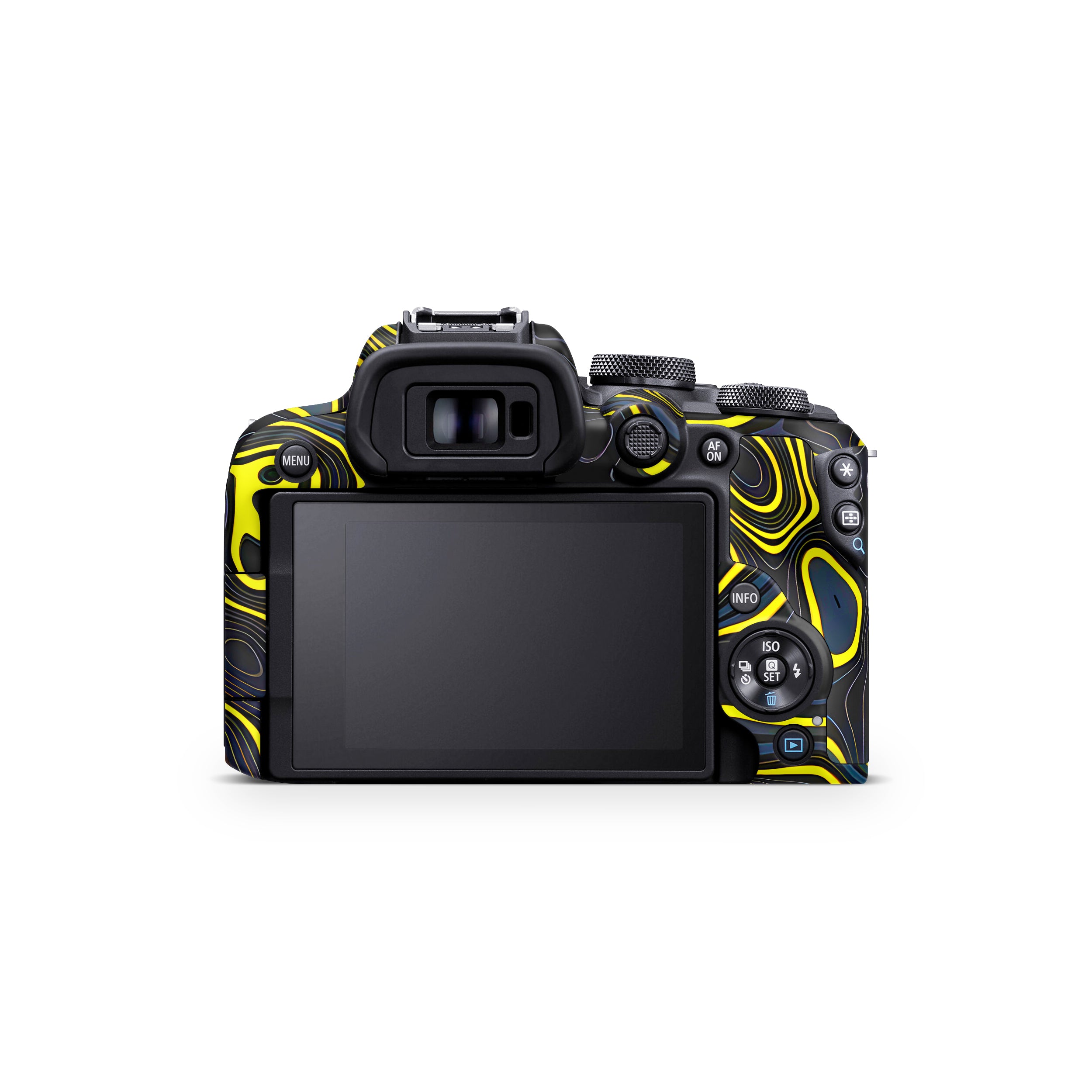 Neon Lava Contours Canon EOS R10 Camera Skin