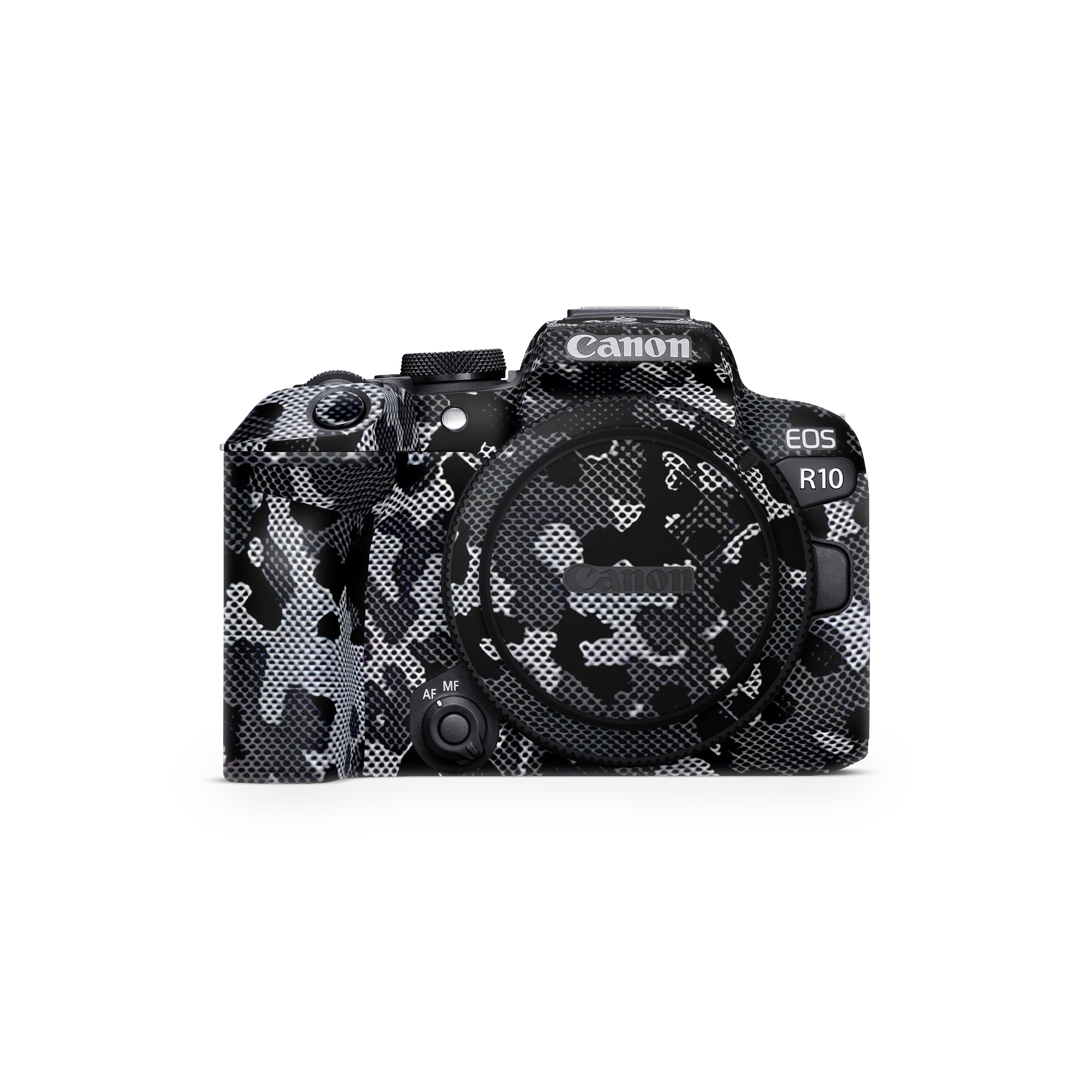 Stealth Grey Camo Canon EOS R10 Camera Skin