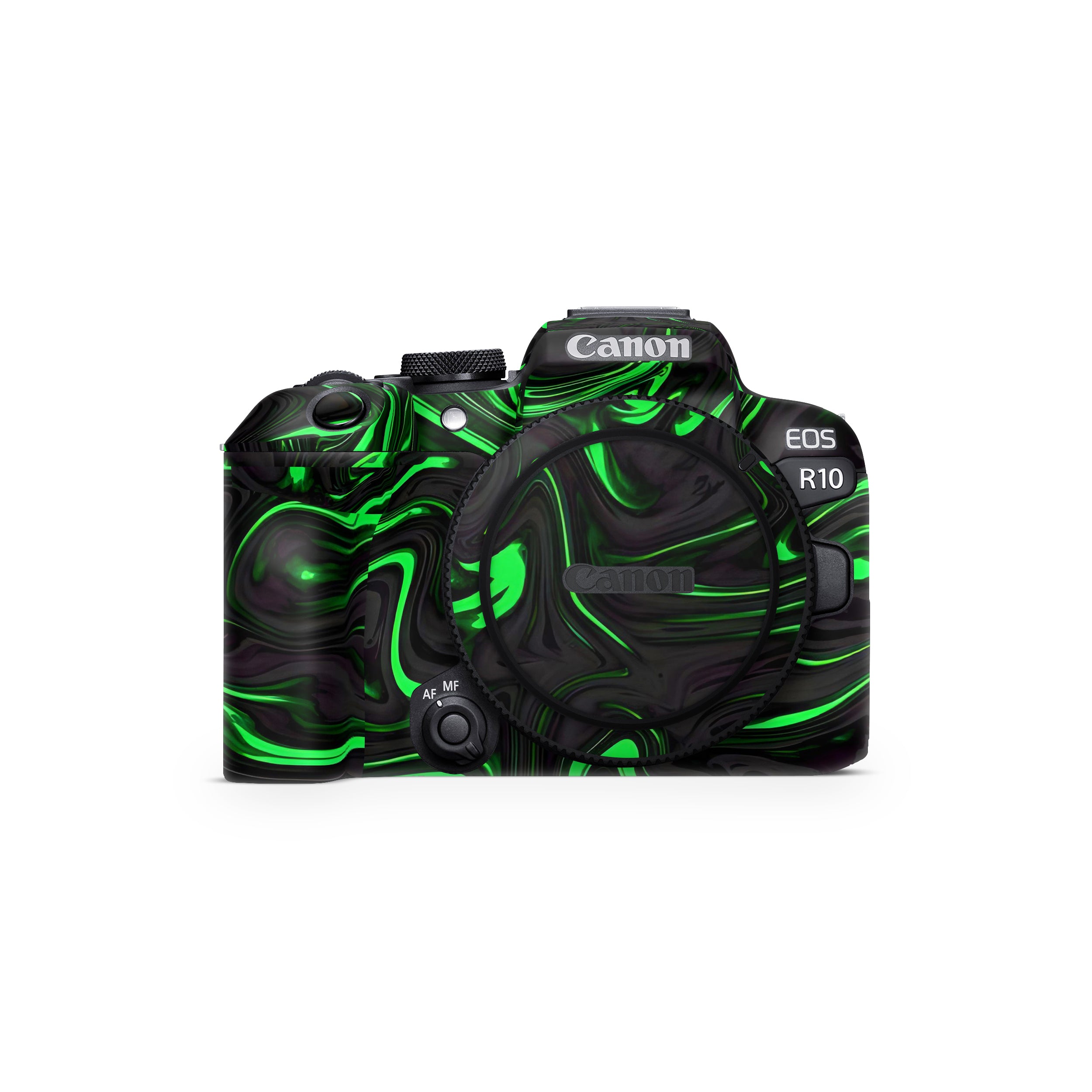 Green Liquid Pattern Canon EOS R10 Camera Skin