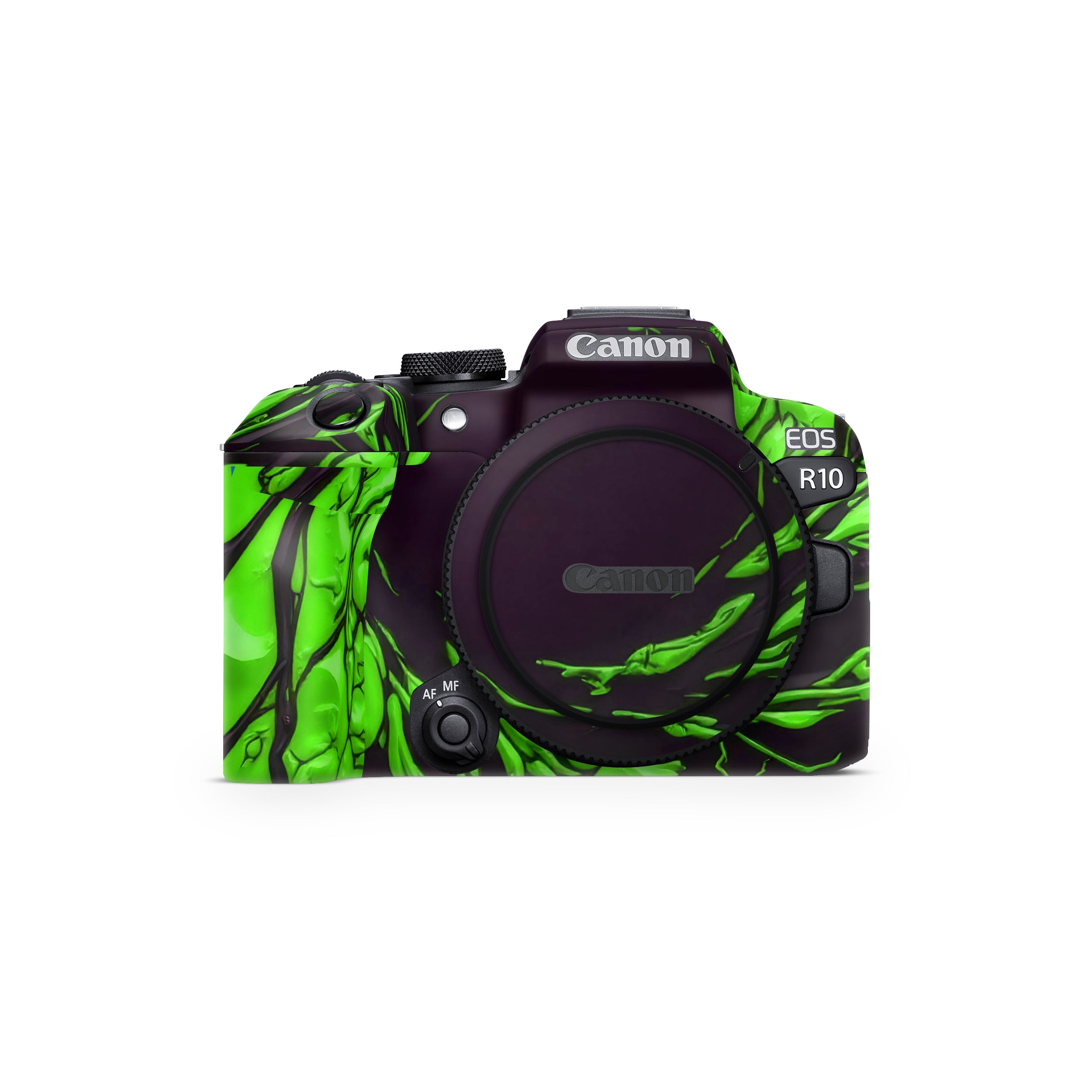 Venom Green Canon EOS R10 Camera Skin