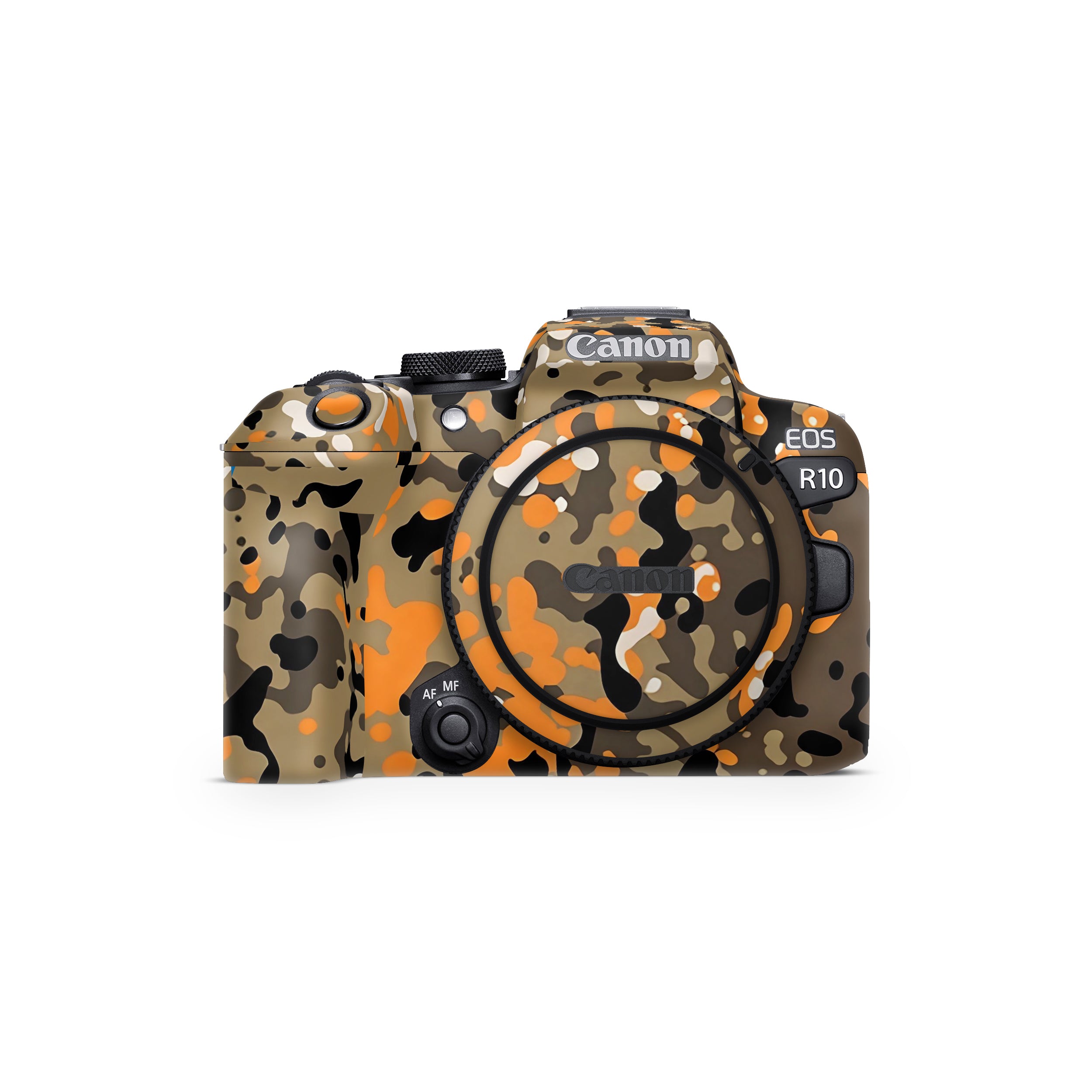 Orange Brown Spot Canon EOS R10 Camera Skin