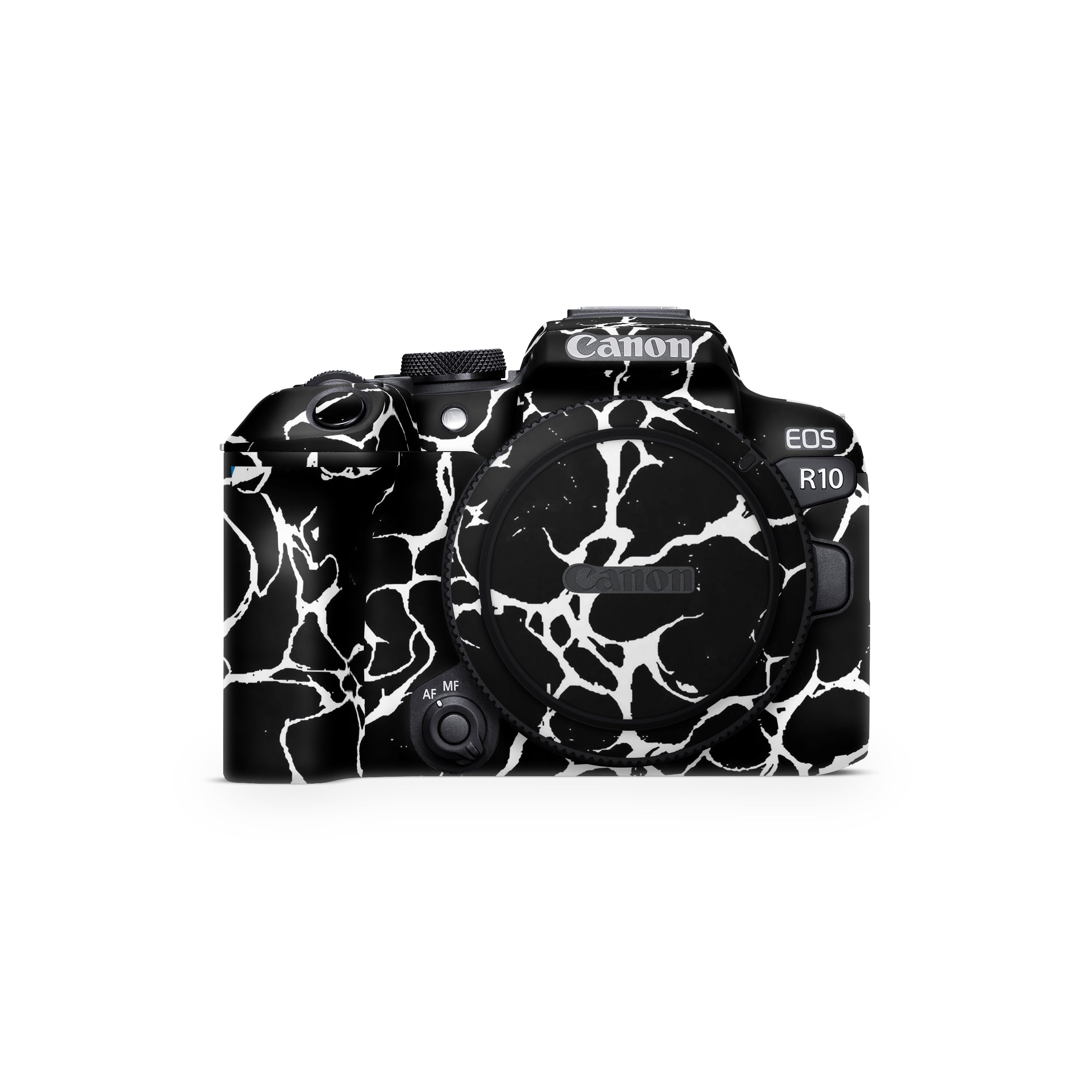 White Web Canon EOS R10 Camera Skin