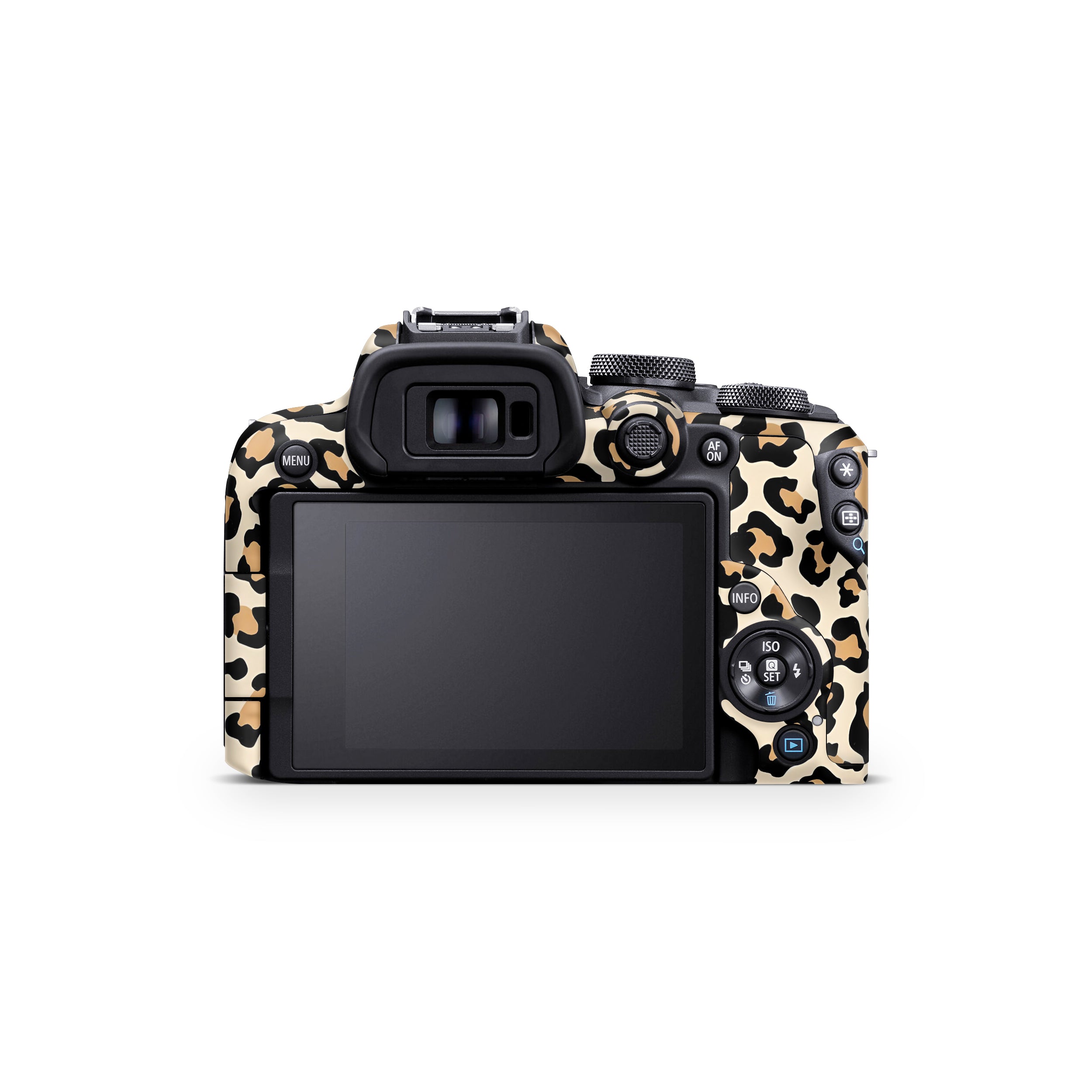 Sandy Leopard Spots Canon EOS R10 Camera Skin