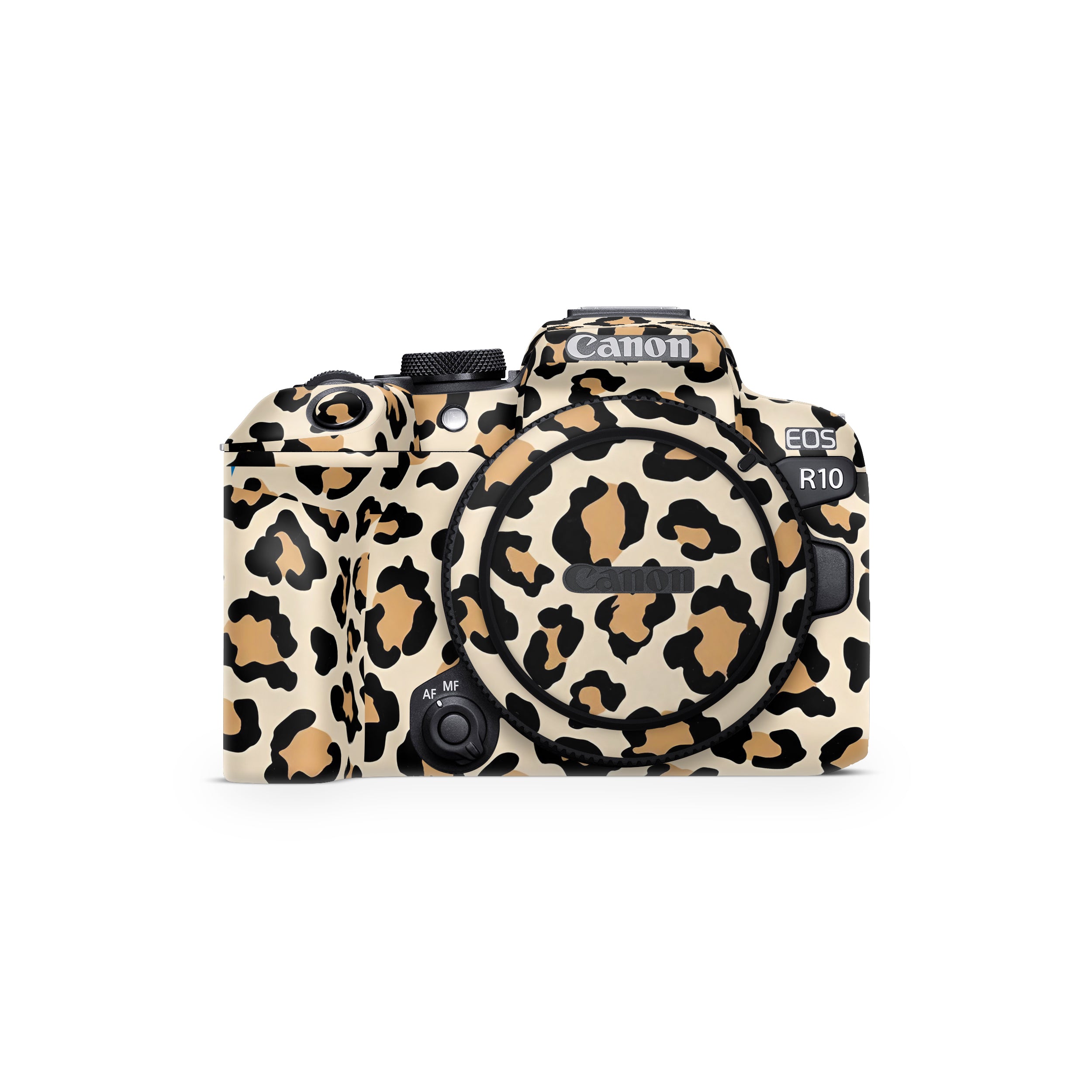 Sandy Leopard Spots Canon EOS R10 Camera Skin