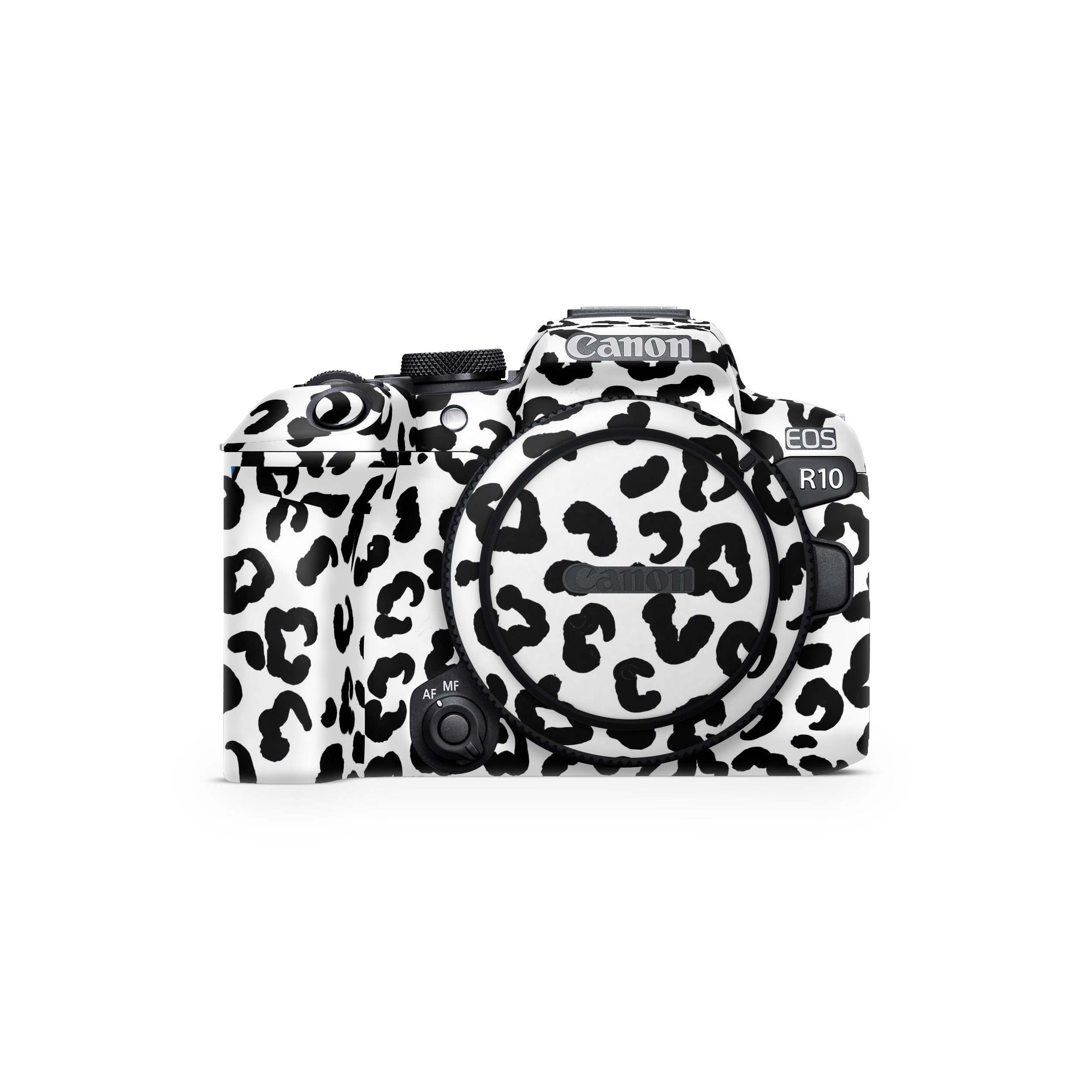 White Leopard Canon EOS R10 Camera Skin