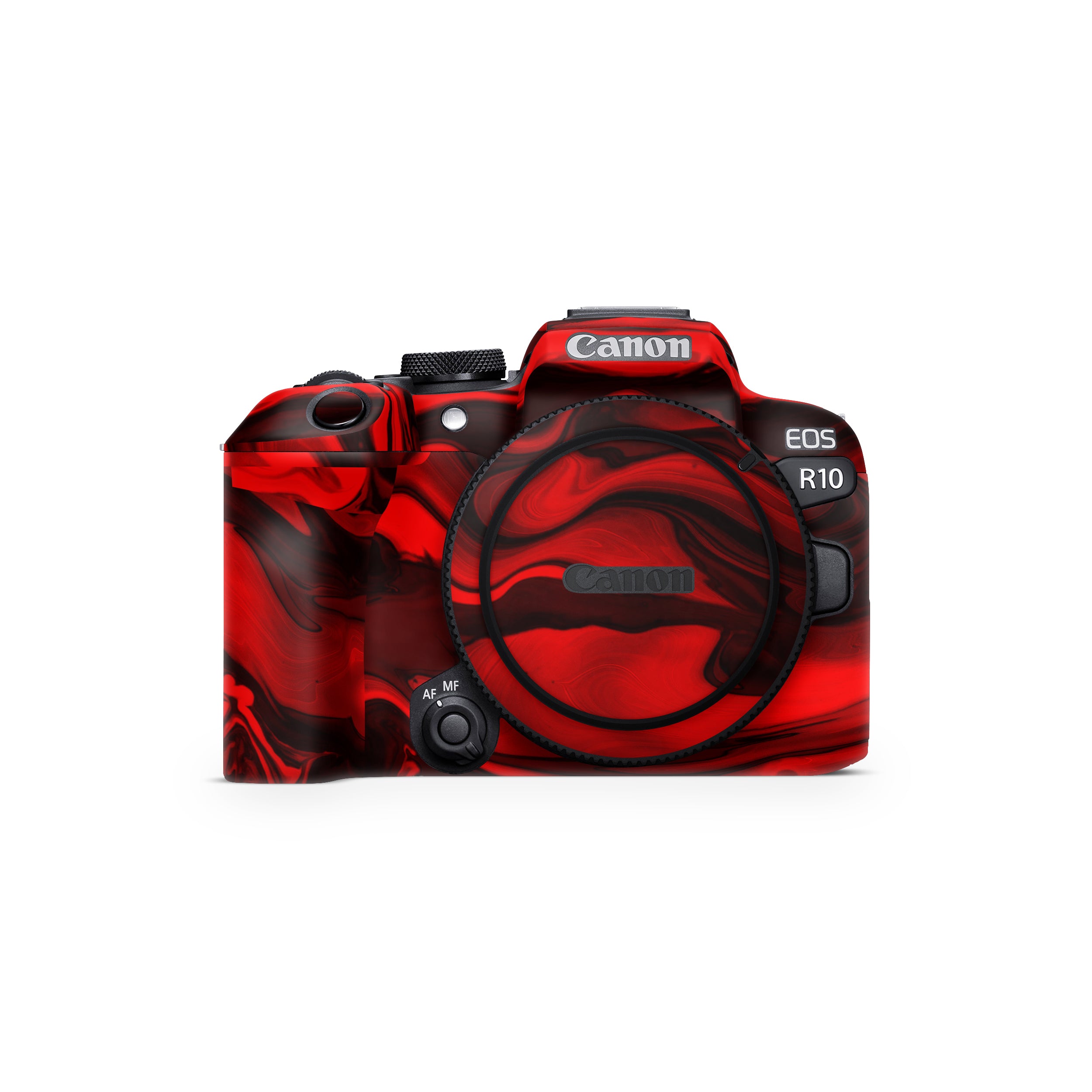 Red Lava Flow Canon EOS R10 Camera Skin